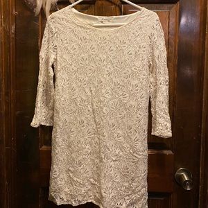M cream Forever 21 lace dress